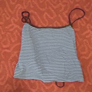 Striped Tankini Top